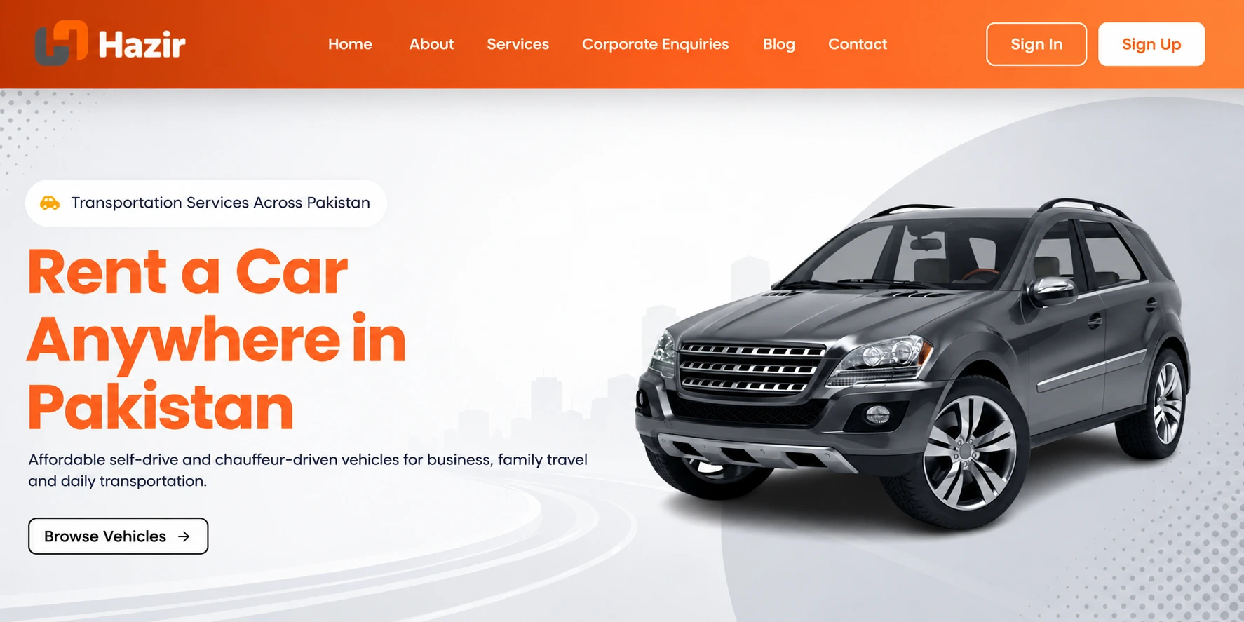 HAZIR CarShare transportation platform