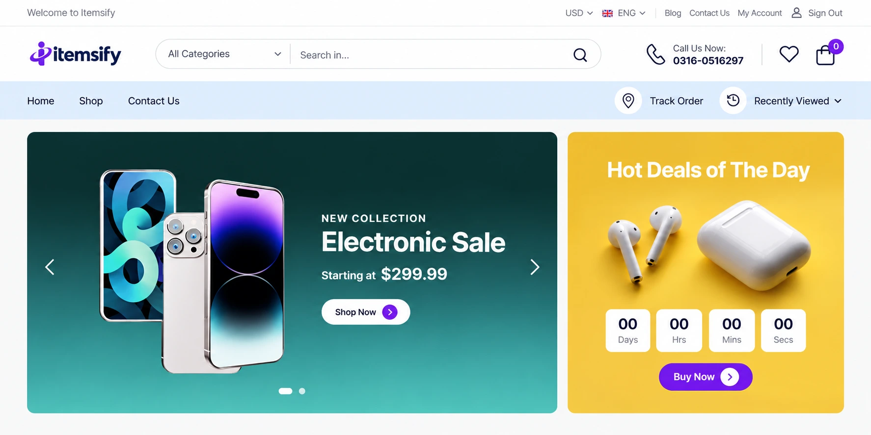 Itemsify ecommerce marketplace